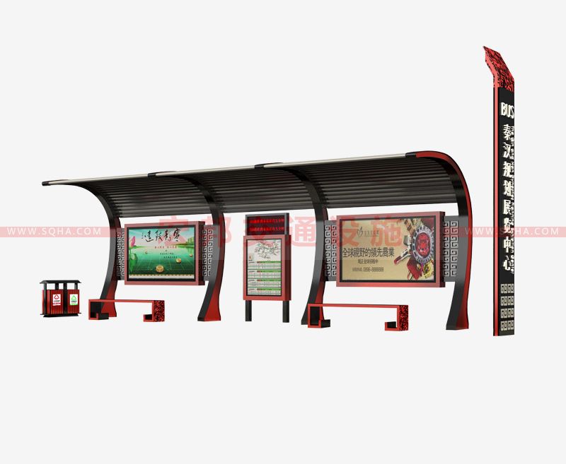 鄉(xiāng)鎮(zhèn)適用的不銹鋼候車(chē)亭款式推薦