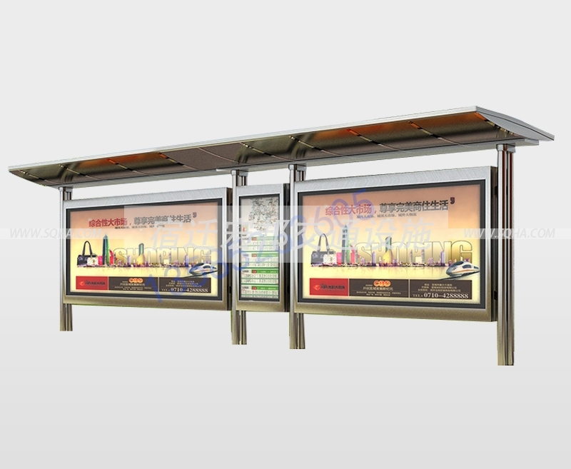 不銹鋼候車亭，地理環(huán)境復(fù)雜區(qū)域的最優(yōu)選擇配圖二