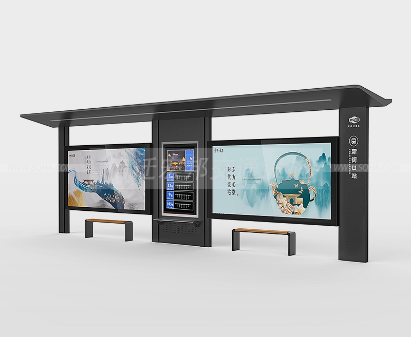 宿遷候車(chē)亭廠家百家爭(zhēng)鳴,宏邦為自己代言!配圖二